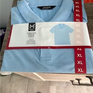 Member's Mark Light Blue Stretch Pique Polo - Men's
